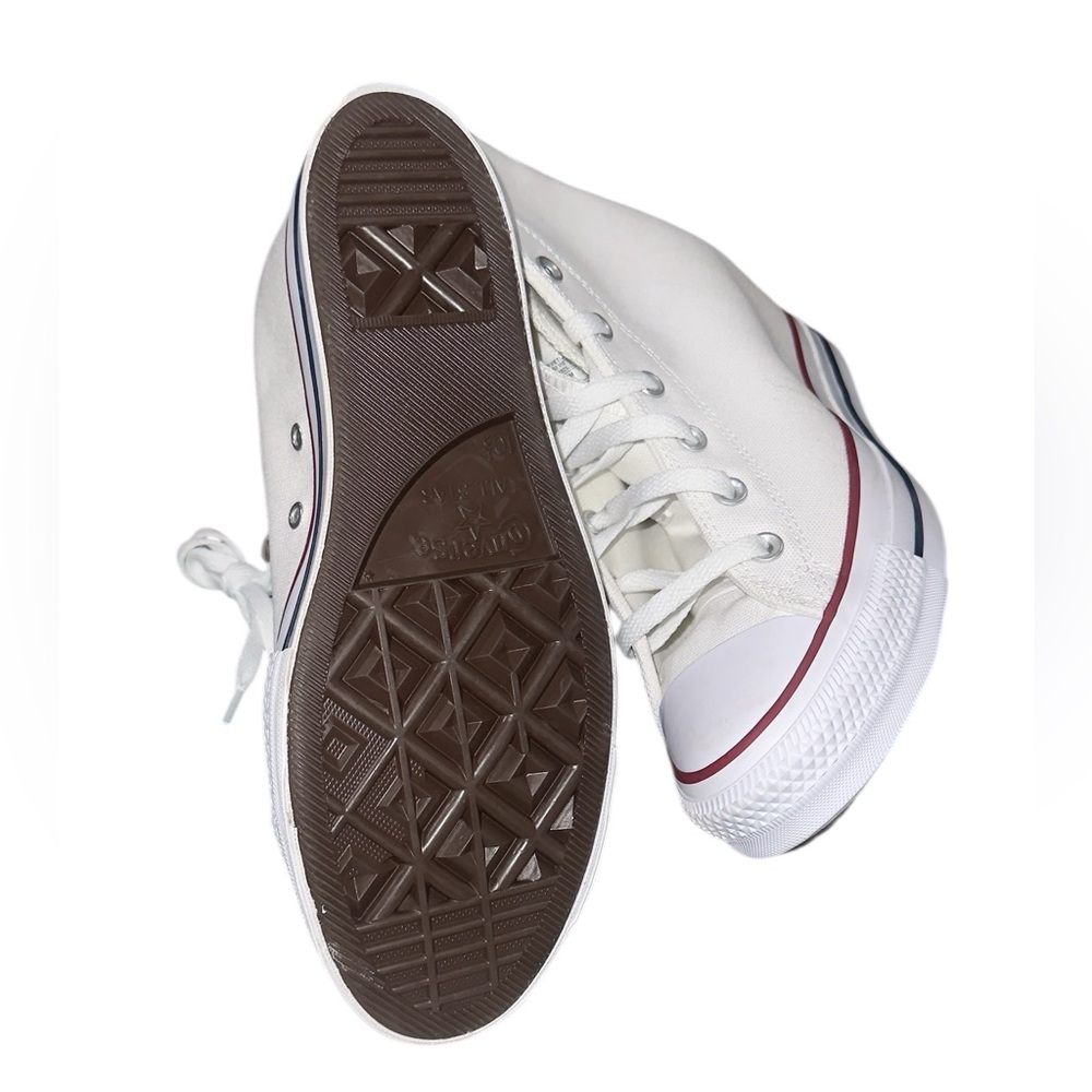 NEW Converse Chuck Taylor All Star High-Top Wedge Sneaker White Logo 10.5 - Picture 11 of 12